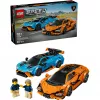 Conjunto LEGO Speed Champions 77238 — Lamborghini Revuelto & Huracán STO, 607 peças, 2 minifiguras, idade recomendada 10+