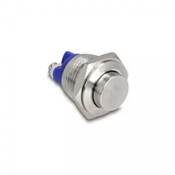 Botão de pressão DELOCK 22039, interruptor de painel 16 mm, 2 x terminal de parafuso