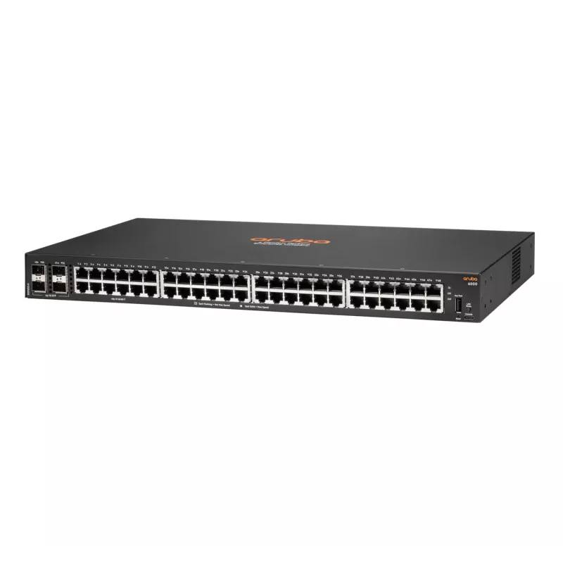 HPE Aruba Networking CX6000 switch de 52 portas (R8N86A) [48x Gigabit LAN, 4x SFP]