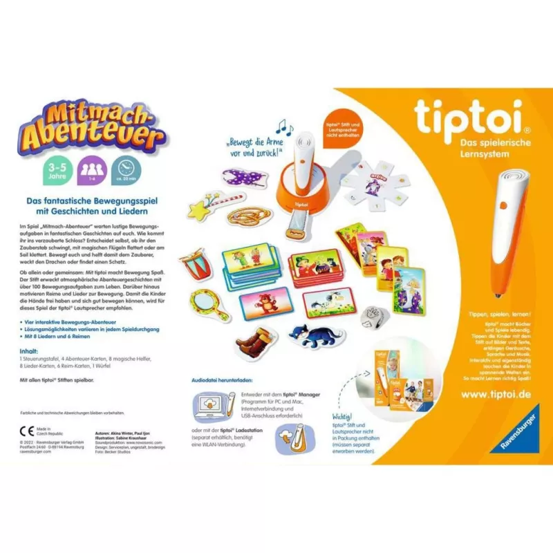tiptoi ACTIVE interaktives Abenteuer, jogo de destreza