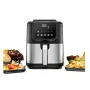 Fritadeira de ar quente Rommelsbacher FRH 1500 — 5 L, 1500 W, aço inoxidável/preto