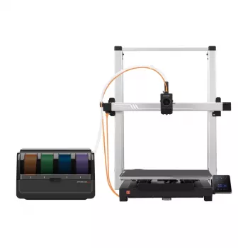 Impressora 3D AnyCubic Kobra 3 Max Combo — volume de impressão 420×420×500 mm, PETG/PLA, temperatura máxima do bico 300°C, cama aquecida 90°C, Wi-Fi