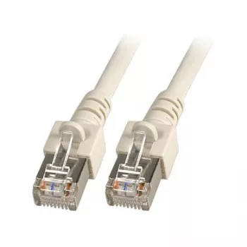 Cabo de rede RJ45 EFB-Elektronik Cat.5e SF/UTP PVC CCA cinzento 0,15 m fabricante: EFB Elektronik (K5455.0,15)