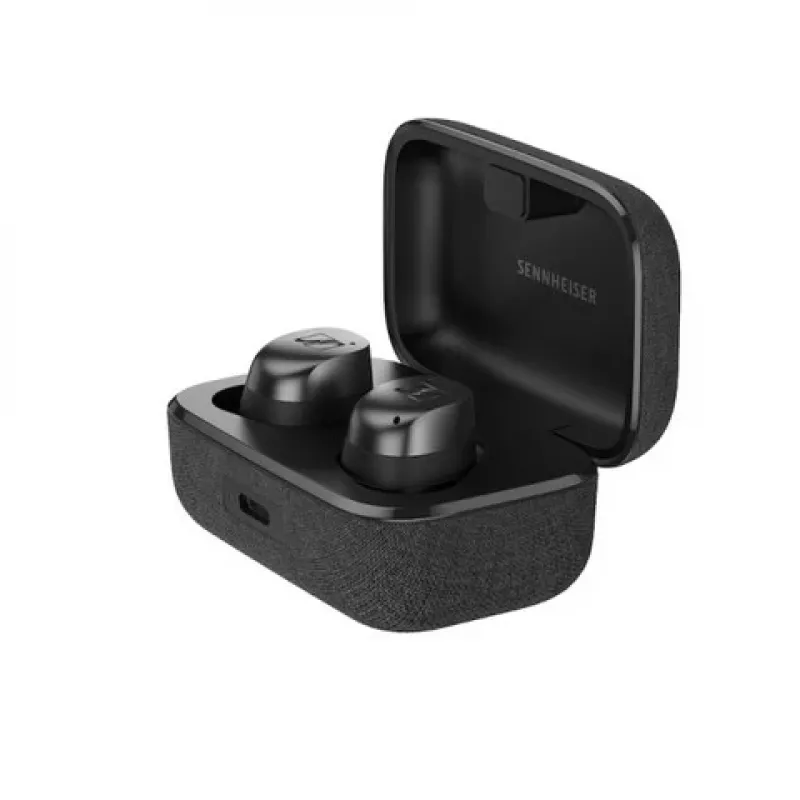Auscultadores desportivos SENNHEISER Momentum MTW4 Bluetooth sem fios com cancelamento de ruído – preto e grafite