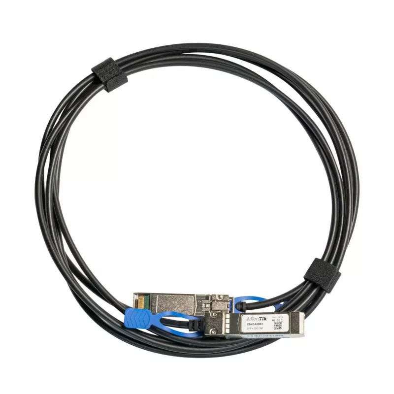 Cabo de rede MikroTik XS+DA0003 SFP/SFP+/SFP28 InfiniBand 3 m preto