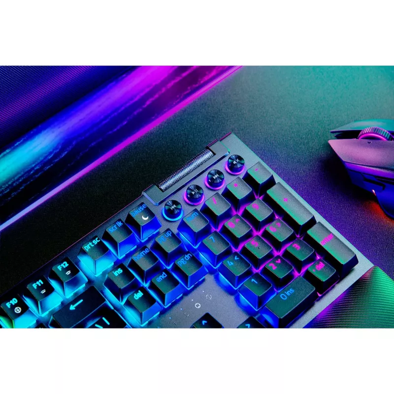 Teclado Razer BlackWidow V4 Pro Gaming USB QWERTZ alemão preto