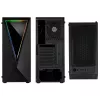 Kolink VOID RGB caixa de PC torre, preta, com janela, ventoinha LED, filtro de poeira
