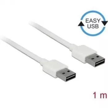 Cabo USB DeLOCK 85193 USB 2.0 1 m branco