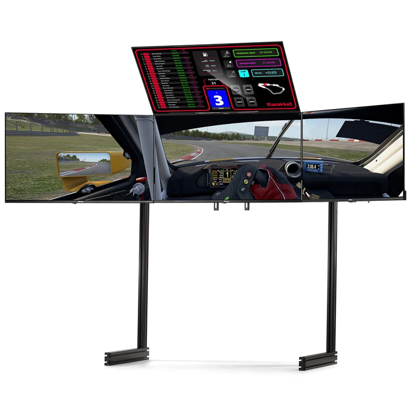 Next Level Racing Elite Quad Monitor Stand Black Edition NLR-E037 - suporte para monitor