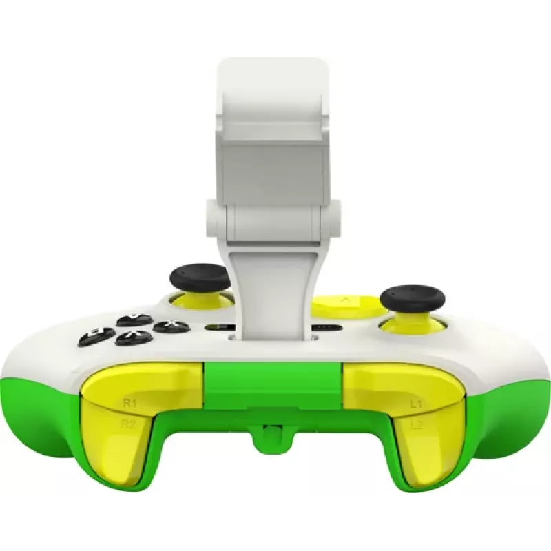 Comando RiotPWR RP1925ESL USB Type-C com fio verde branco amarelo