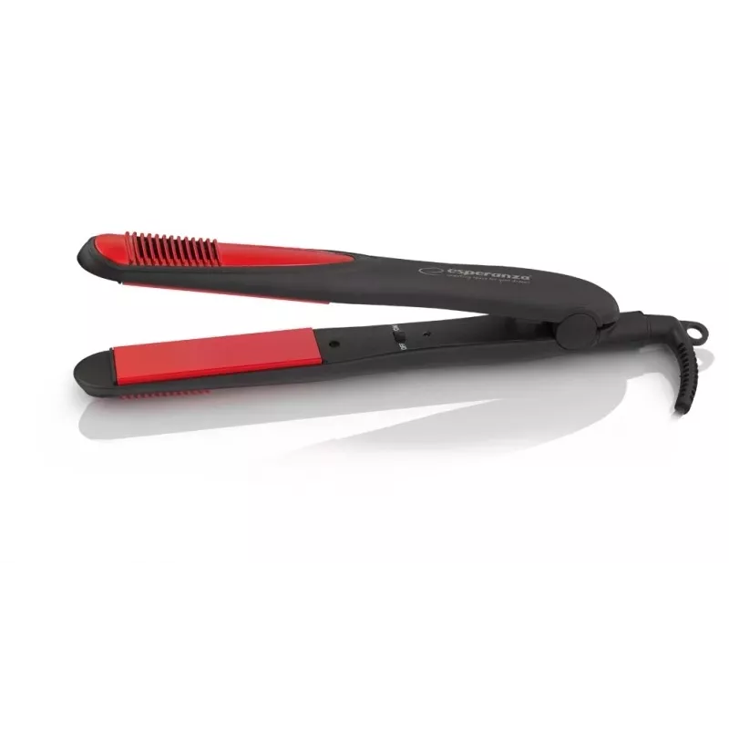 Esperanza EBP004 Brilliant alisador de cabelo, 35 W, preto/vermelho