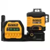 Nível laser DeWalt DCE089D1G18-QW raio verde autonivelante 360° com compatibilidade com recetor
