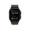 APPLE Watch Ultra 2 GPS + Cellular 49mm Caixa de titânio preto com bracelete Alpine verde-escuro - Large