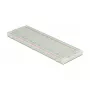 Breadboard DELOCK 18313 — placa de prototipagem sem soldadura, plástico, 55×165×9 mm, branco