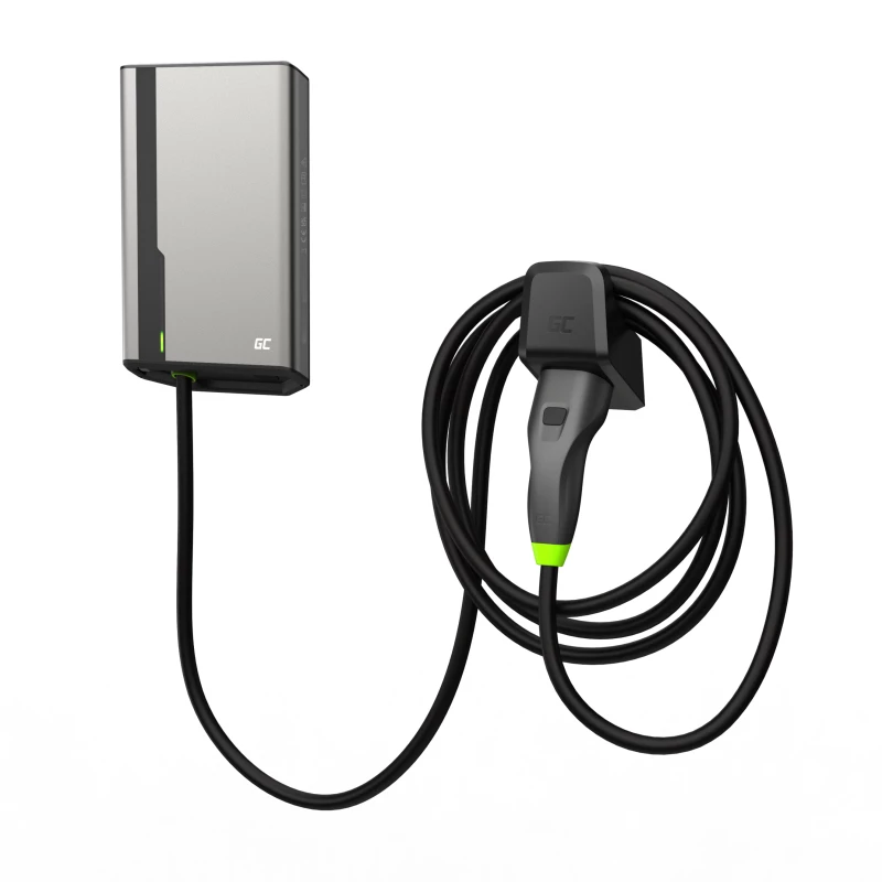 Wallbox Green Cell GC EVGC021B2275 3,6-22 kW 7,5 m NFC cinzento alumínio