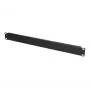 Painel cego para rack Extralink Front Blank Panel 1U 19 polegadas preto, caixa em aço