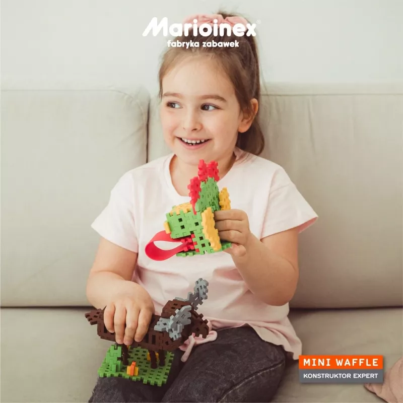 Marioinex Mini Waffle blocos de construção Constructor Expert, 501 peças
