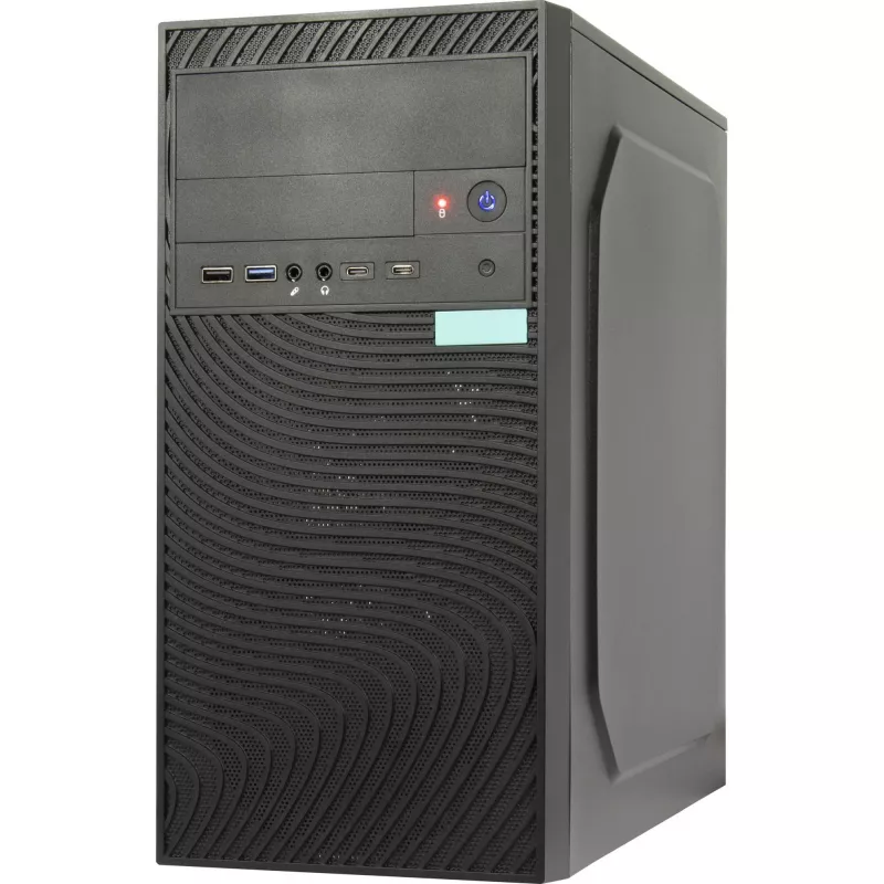 Caixa de computador Inter-Tech Case Micro IT-6516 Ripple preta
