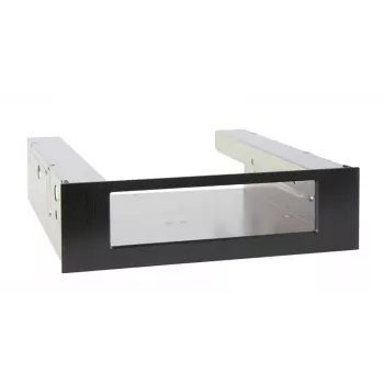 SilverStone FP55 - adaptador de baía de armazenamento - 13,30 cm (5,25) para 3.5 / 2.5 - preto