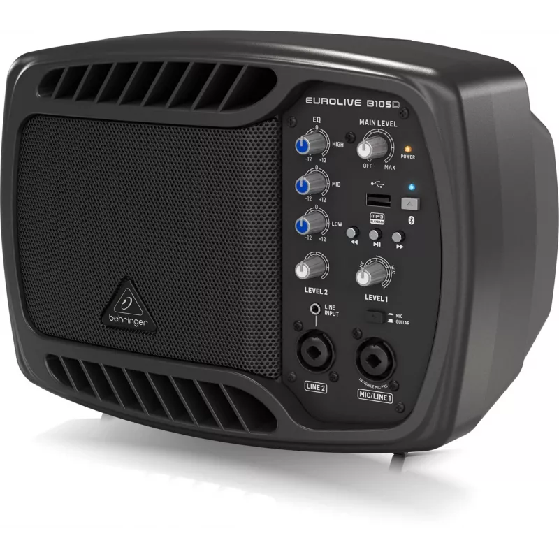 Altifalante Behringer B105D Full Range preto com fios e sem fios 50 W