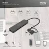 Hub USB, Digitus, DA-70235, 4 portas, USB 3.2 Gen 1, Type-A e Type-C, 12000 Mbit/s