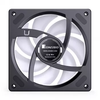 Ventoinha de caixa 120mm PWM ARGB Jonsbo ZB-120 Reverse Blade, preta