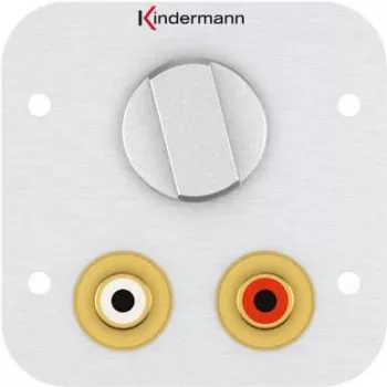 Tomada 2 x RCA Kindermann 7441000518
