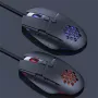 Rato com fio Lumi Legend WM03G-16, USB Type-A, ótico, 7200 DPI, Juoda