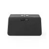 WCACQ30BK, despertador digital, retangular, preto, acrilonitrilo-butadieno-estireno (ABS)