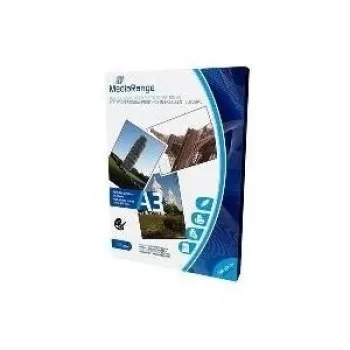 MediaRange - Brilhante - revestido - branco - A3 (297 x 420 mm) - 200 g/m² - 50 folhas papel fotográfico (MRINK109)