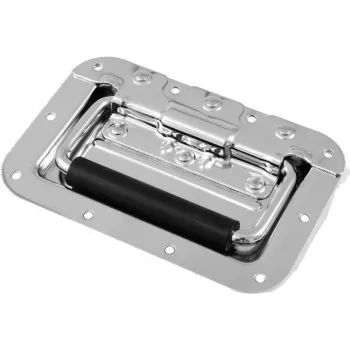 Mala Roadinger com pega rebatível modelo 30000900, acabamento em zinco