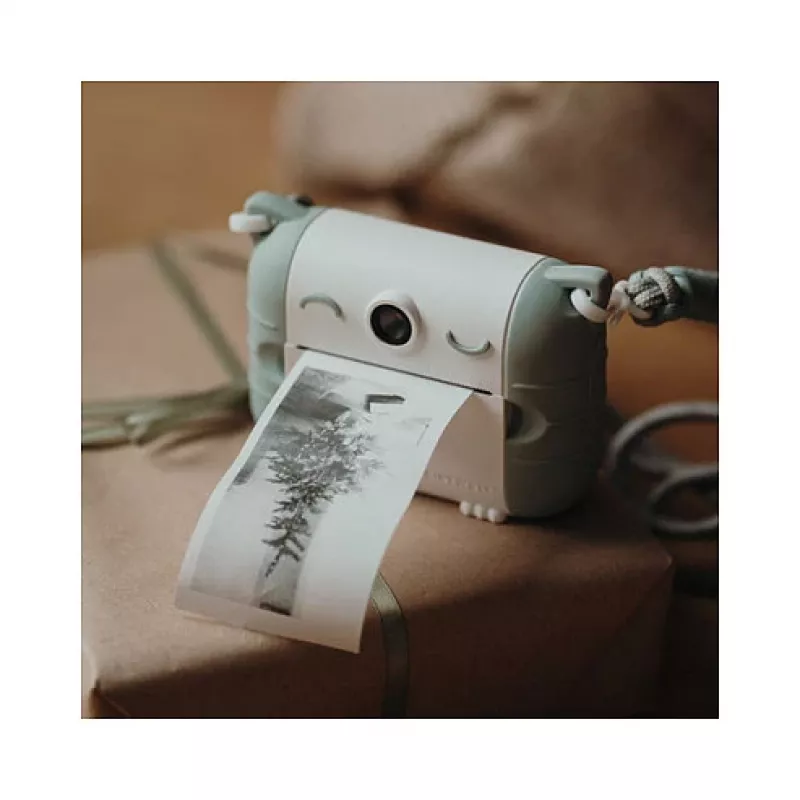 Máquina fotográfica digital para crianças KIDYWOLF Kidyprint Verde Branco