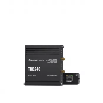 Router industrial Teltonika, gateway IoT LTE TRB246 Cat 4, 1x RJ45 100Mb/s, IP30