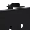Divisória / organizador de secretária Ergo Office, carga máx. 10 kg, quadro branco, largura 1116 mm, preto, ER-301 B