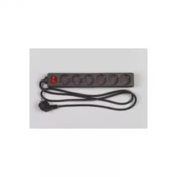 Proteção contra sobretensão REV 512380555 Preto 6 saídas AC 250 V 1,4 m