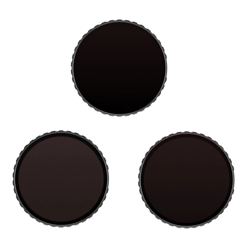 Filtros para câmara DJI Osmo Action conjunto de filtros ND preto ND8 ND16 ND32