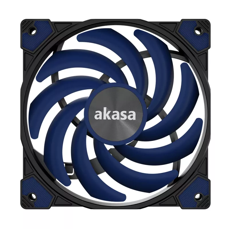 Ventoinha Akasa Alucia XS12 120 mm preta azul 700-2000 RPM HDB