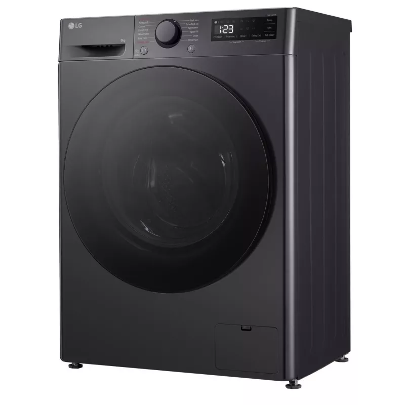 Máquina de lavar roupa LG F2WR508S2M — carga frontal, 8 kg, 1200 rpm, A…