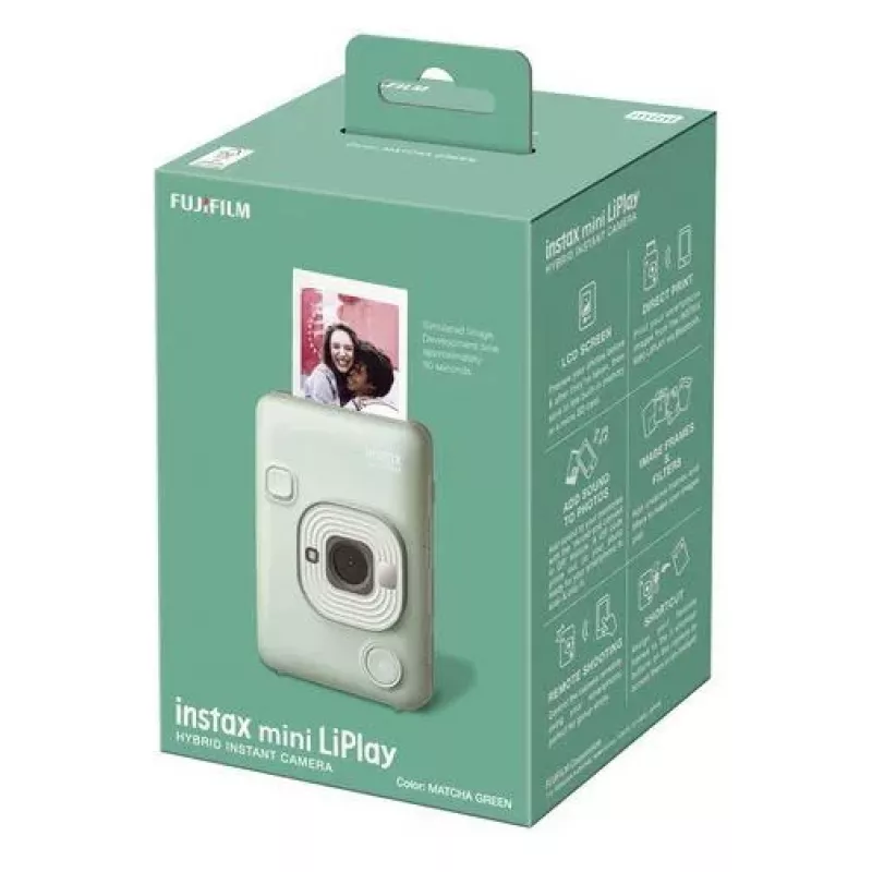 Fujifilm Instax mini LiPlay 1/5 2560 x 1920 píxeis 86 x 54 mm CMOS verde