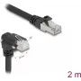 Cabo de rede DeLOCK preto 2 m Cat6 SF/UTP RJ-45