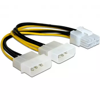 Cabo de alimentação PCI Express DeLOCK multicolor 0,30 m 82397