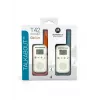 Motorola Talkabout T42 – walkie-talkie, pack de 2 (laranja-azul)