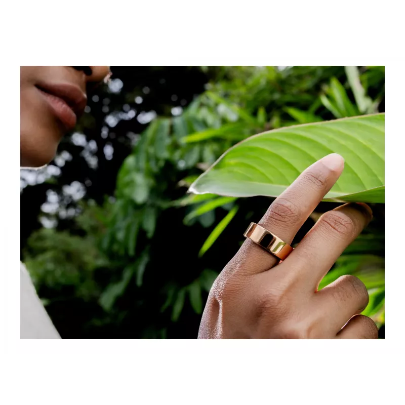 Ultrahuman | Ring Air | Bionic Gold | Tamanho 8 | Anel inteligente