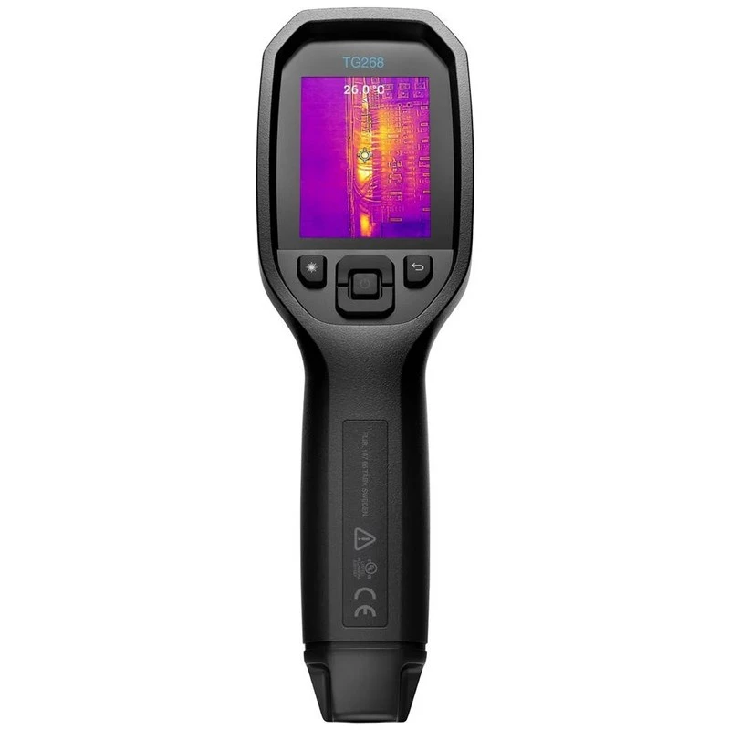 Termómetro de infravermelhos FLIR TG268 -25 a +400 °C preto, ecrã integrado, LCD, 320 x 240 píxeis
