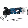 Berbequim angular sem fio GRD 18V-127 Professional solo, 18 Volt (azul/preto, sem bateria e carregador)