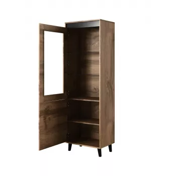 Armário vertical cama meble NORD 60×38×182,5 cm carvalho Wotan/antracite, autónomo