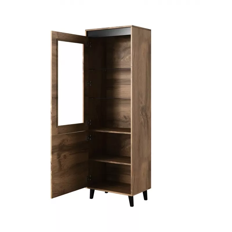 Armário vertical cama meble NORD 60×38×182,5 cm carvalho Wotan/antracite, autónomo