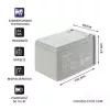 Qoltec 53045 Bateria AGM 12V 14Ah
