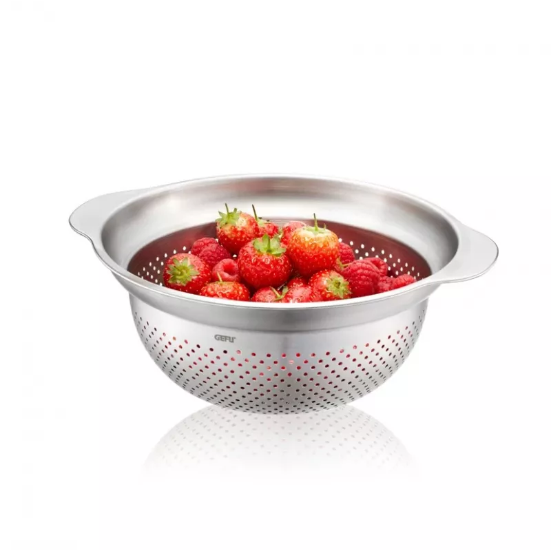 Passador GEFU PREMIO G-28131, 23 cm aço inoxidável passador de cozinha