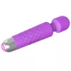 Massageador de clítoris Erolab Wand-M roxo recarregável à prova de água